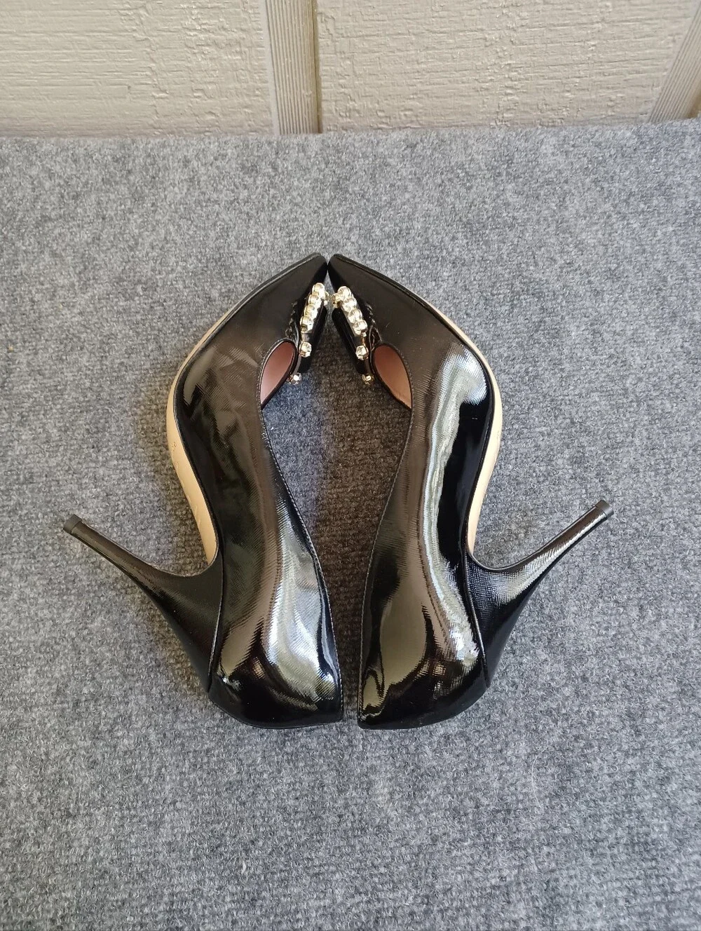 Kate Spade Laylee Pumps High Heels Shoe Size 9 B Women Embellished In Black